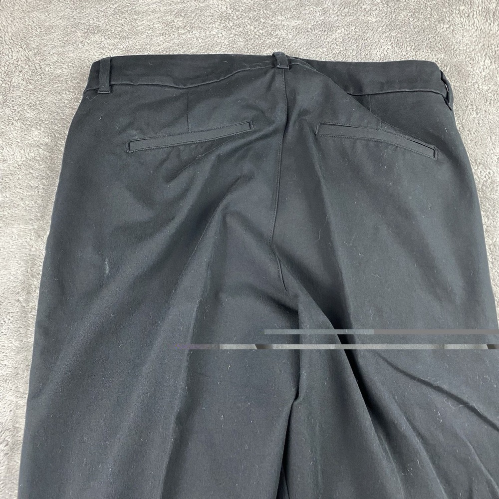 Old Navy Pixie Secret-Smooth Pockets Straight Pants Womens 10 Black High Rise - Picture 12 of 13